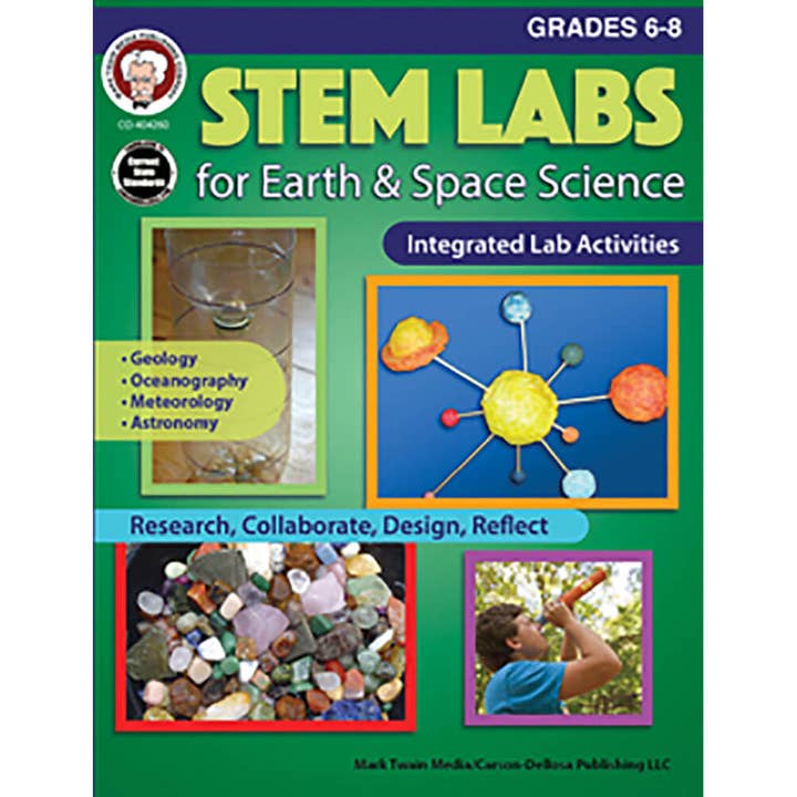 Carson Dellosa Education - Wholesale Science & Math - STEM Labs for Earth & Space Science, Grades 6 - 8