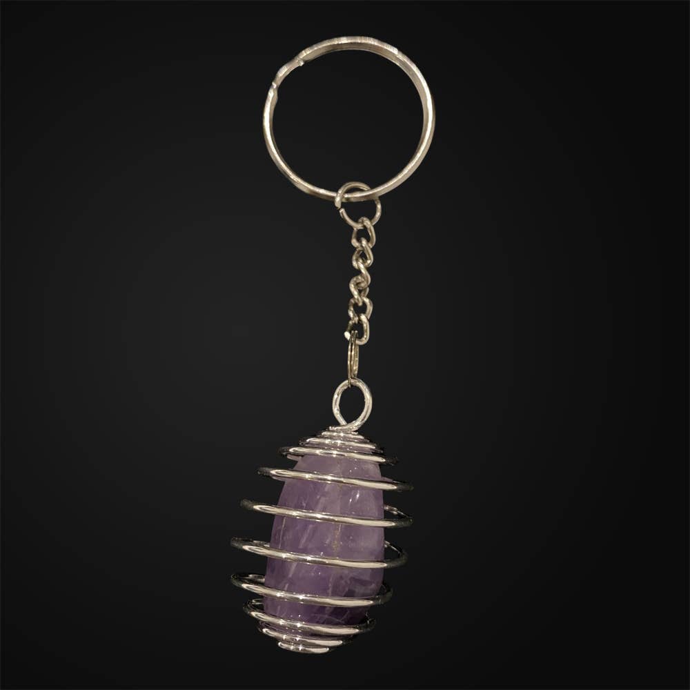 VIE – wholesale Keychain – Women's – Spiral Cage Tumble Keychain2