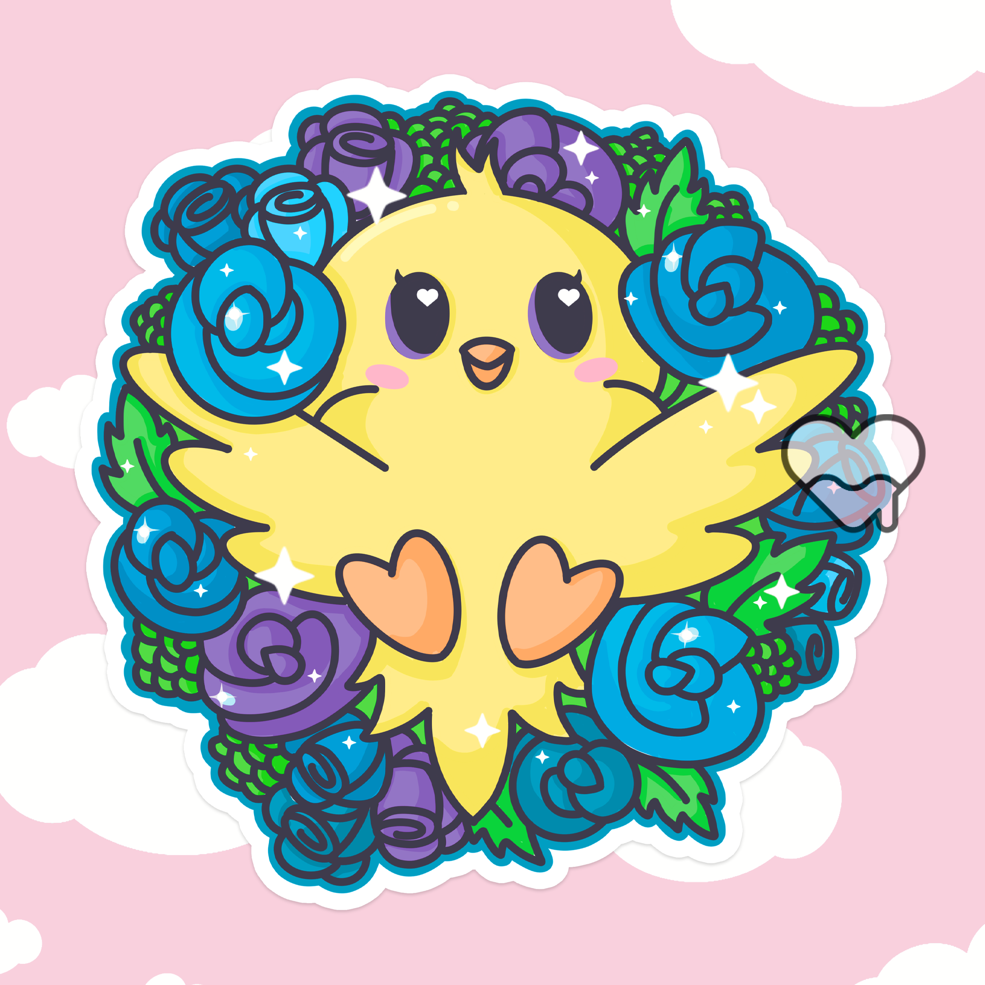 Lil Charmery - Wholesale Sticker - Spring Canary Sticker5