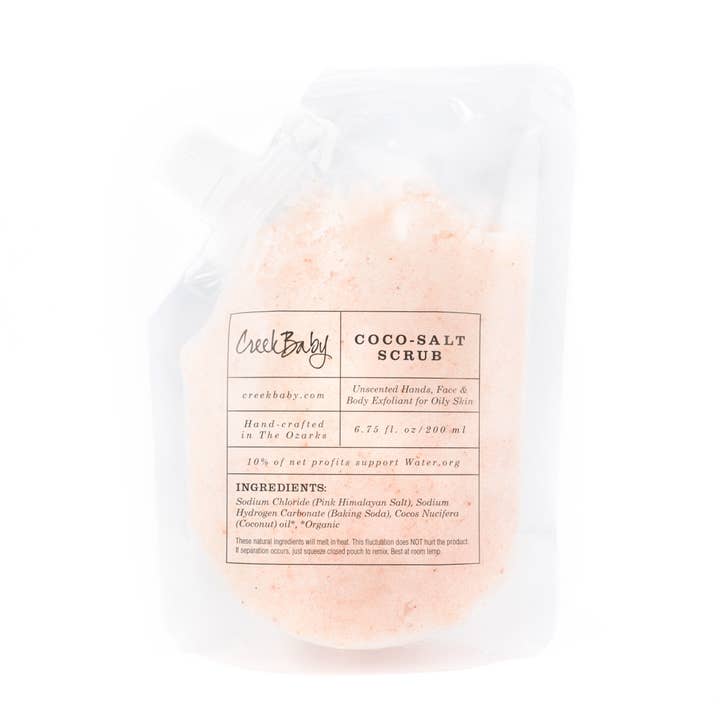 Kokos-Salz-Peeling für den Großhandel von Creek Baby