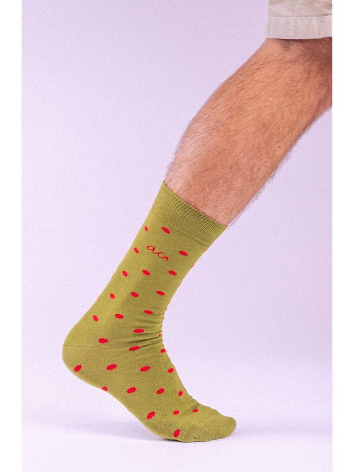 Classic Dots | Khaki for wholesale on Faire1