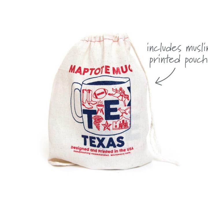 Maptote - Vente Tasse à café - Tasse à café en céramique Texas 11 oz3
