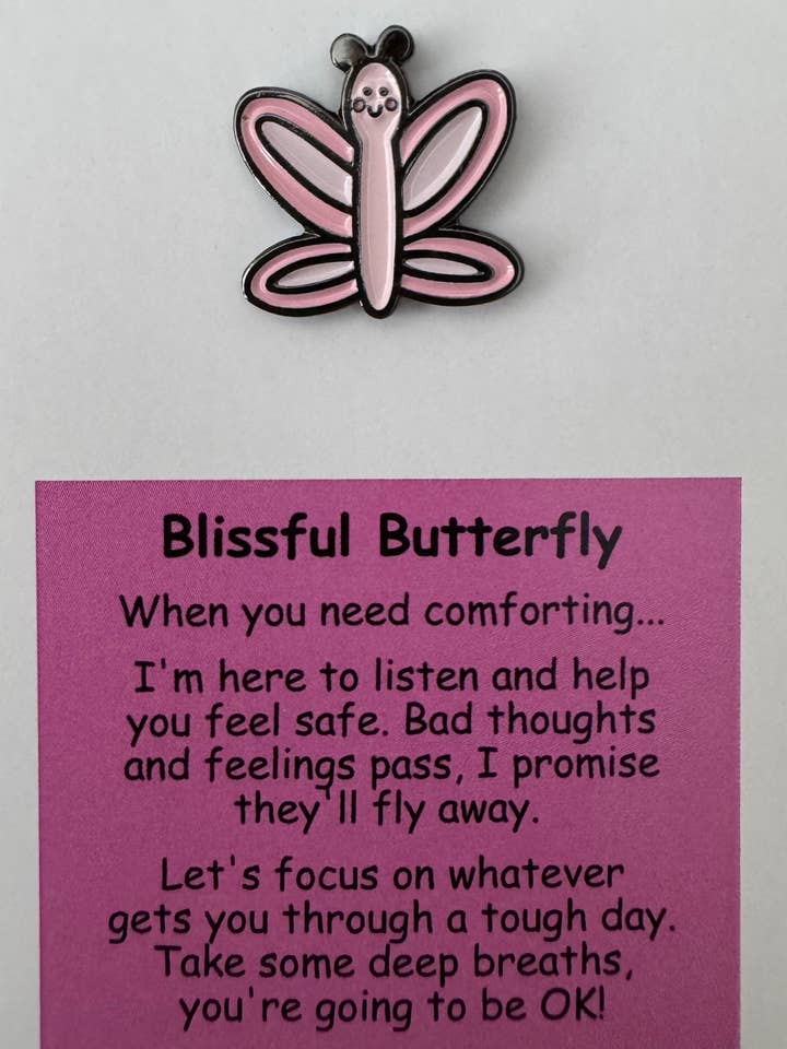 Lycklig Fjäril Brosch för wholesale av Little Joys