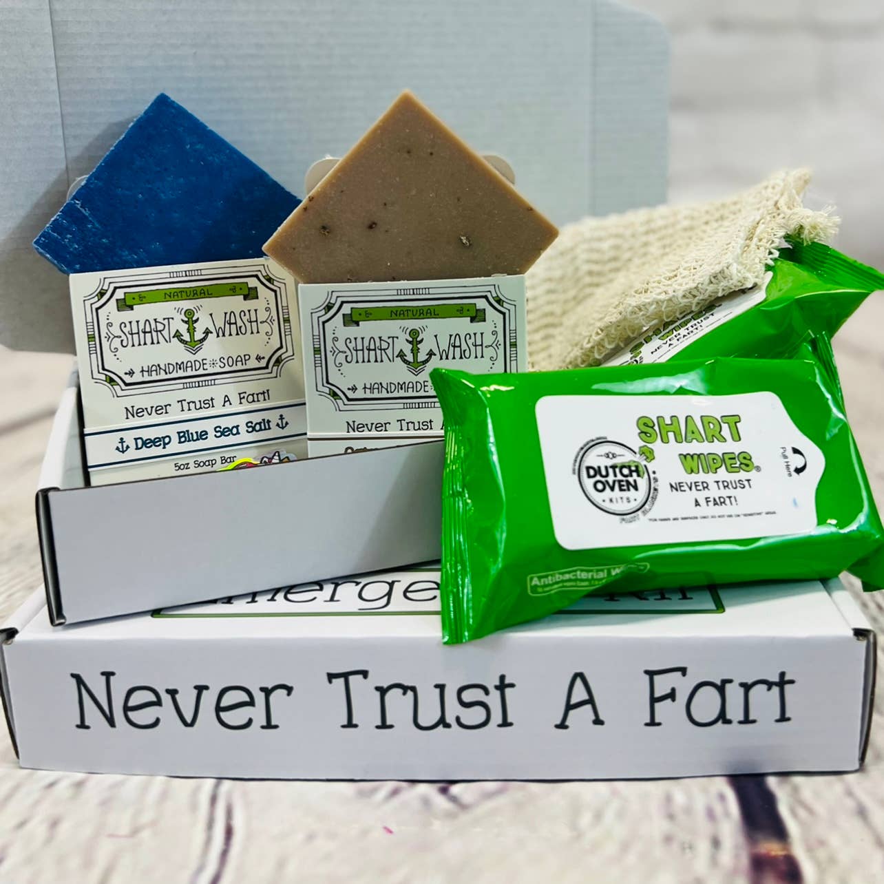 Dutch Oven Kits Fart Gifts - Wholesale Gift Box - Shart Wash Emergency Kit Gift Box2