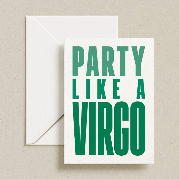 Party Virgo Birthday Card for wholesale by Party Tricks Chix