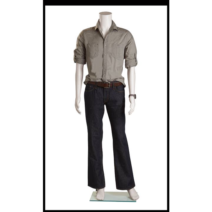 Store Supply Warehouse - Wholesale Mannequin - Male Headless White Plastic Mannequin