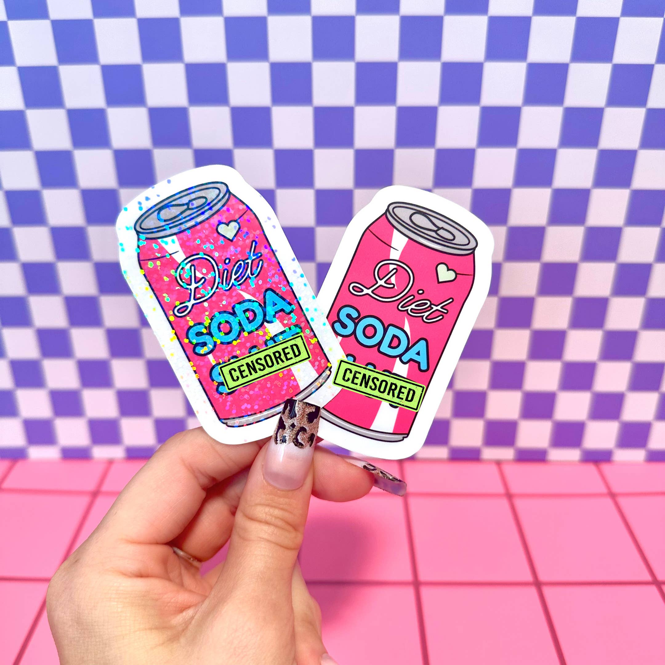 Stickers+ X Ashley Bexar - Wholesale Sticker - Funny Diet Soda Pop Life Waterproof Vinyl Sticker