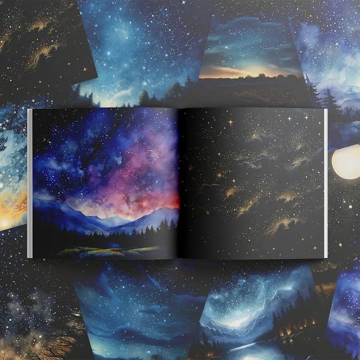 Scrapbook Resource Co - Wholesale Scrapbooking Kit - Starlit Skies