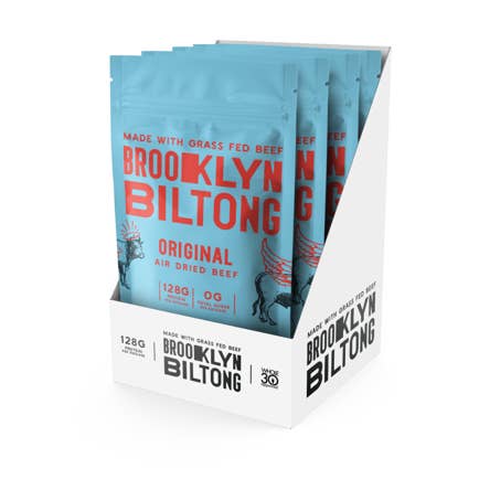 Brooklyn Biltong - Wholesale Jerky - 8oz Original Grass-Fed Zero Sugar Biltong Tender Jerky5
