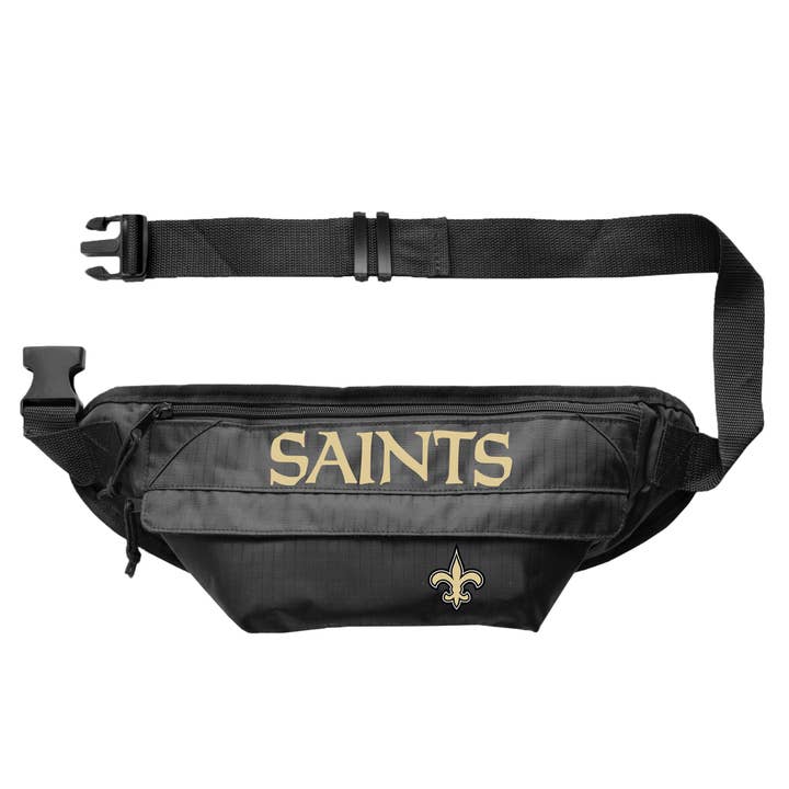 NFL New Orleans Saints Large Fanny Pack for wholesale by Little Earth Productions