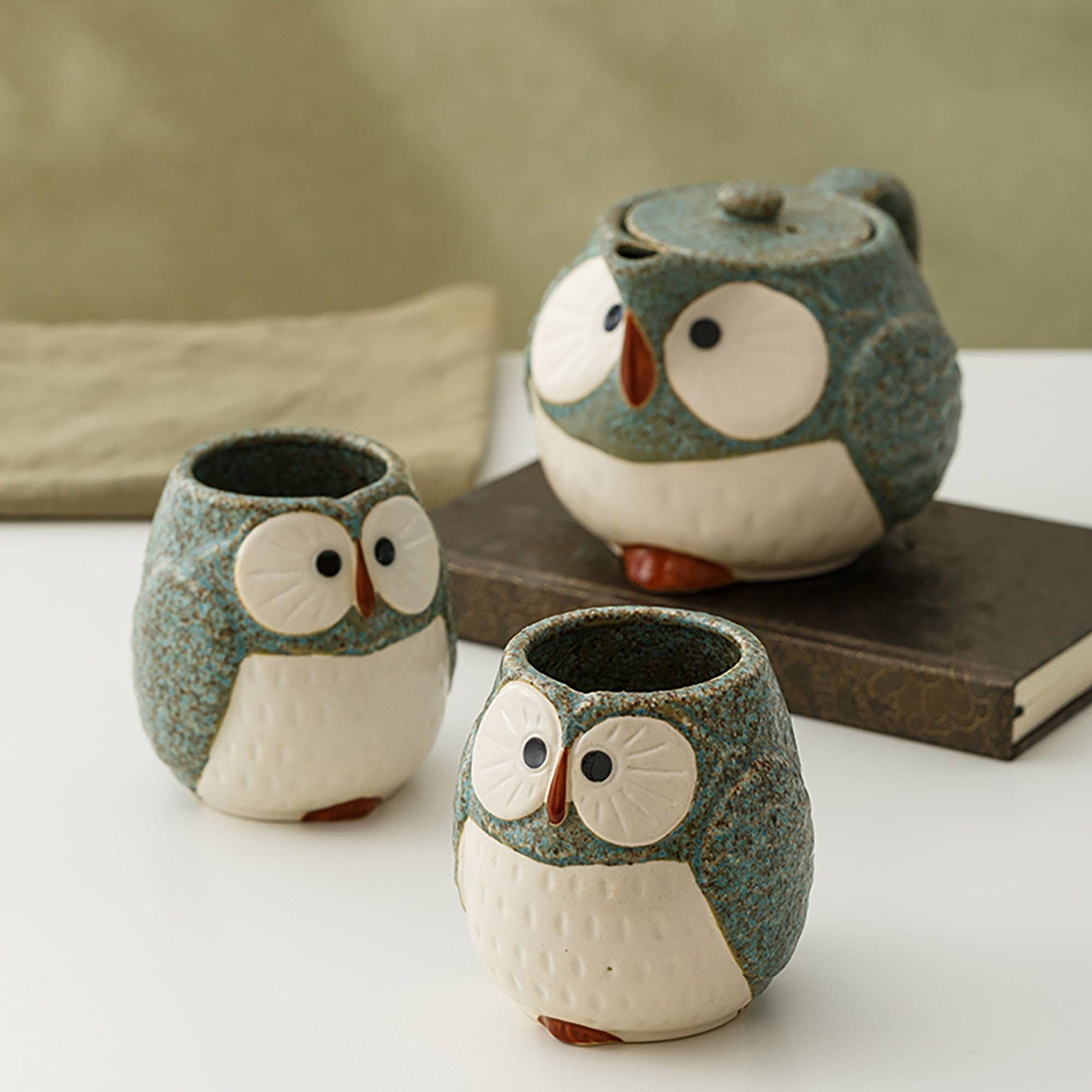 MinoCraft - Wholesale Tea Pot - Teapot with cute owl design17