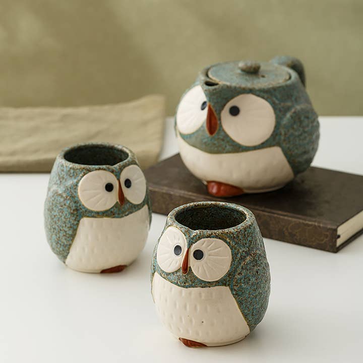 MinoCraft - Wholesale Tea Pot - Teapot with cute owl design17