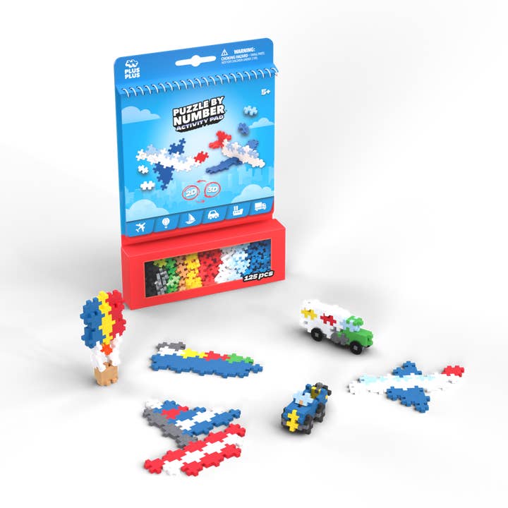 Kontiki - Wholesale Building Set - Kids - Block 12 activities 125 Pcs - PLUS PLUS2