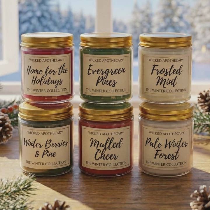 ❄️ Winter Collection Mini Candle Bundle for wholesale by Basically Wicked