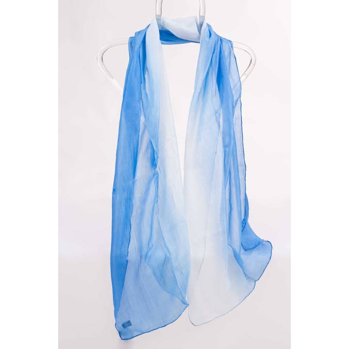 MR Complements - Wholesale Scarf - Women's - Two-tone natural silk scarf