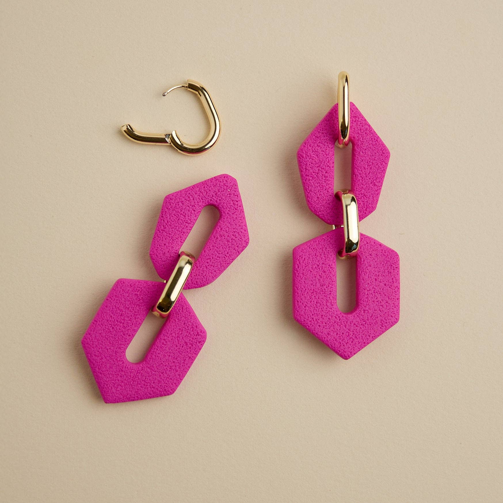 LYHO - Wholesale Hoop Earrings - Shilla Hoops | Handmade clay earrings | LYHO7