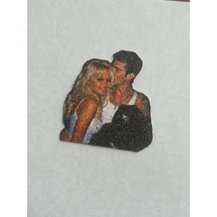 Literary by Ava - Wholesale Sticker - Pamela and Tommy Kiss Cut Waterproof Sticker1