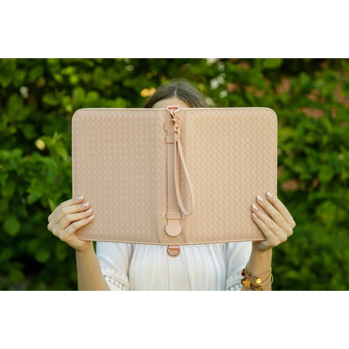 Ever, AJ - Wholesale Bible Cover - Bible Cover, Weave Bible Case, Crossbody BLUSH1