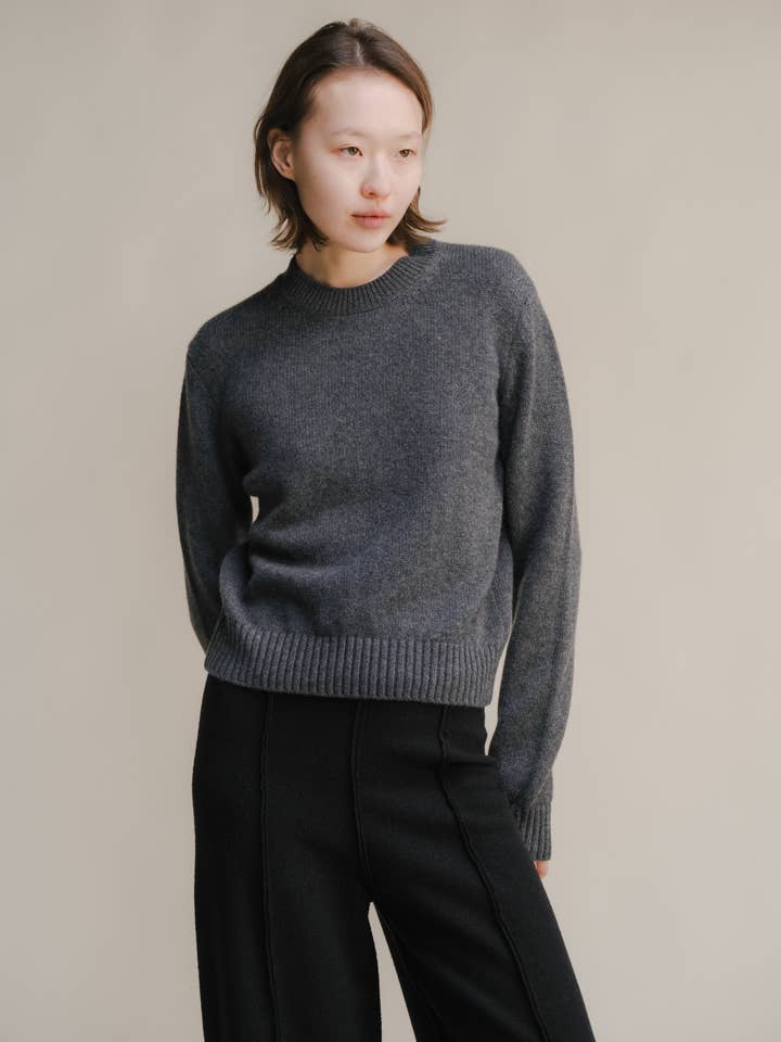 Lèmme - Wholesale Knit Sweater - Women's - Pure Cashmere Crewneck Sweater3
