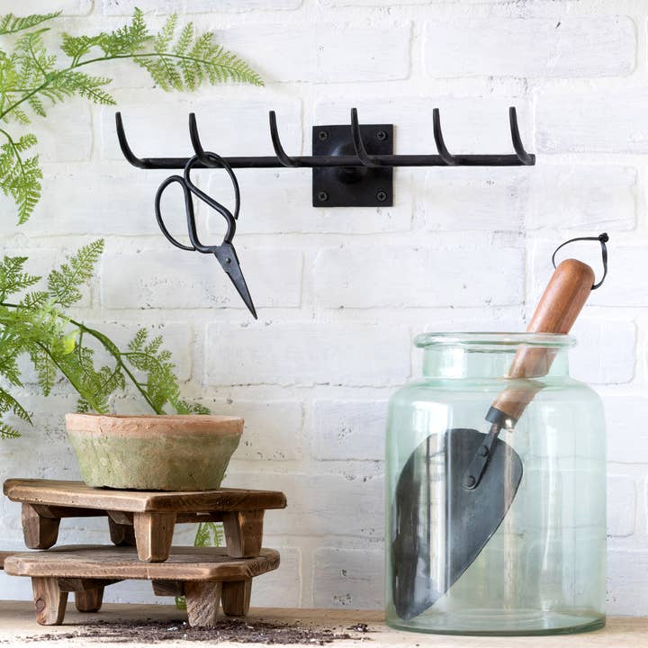 Park Hill Collection - Wholesale Wall Hook - Promo Park Hill Collection Forged Iron Garden Tools Hanger1