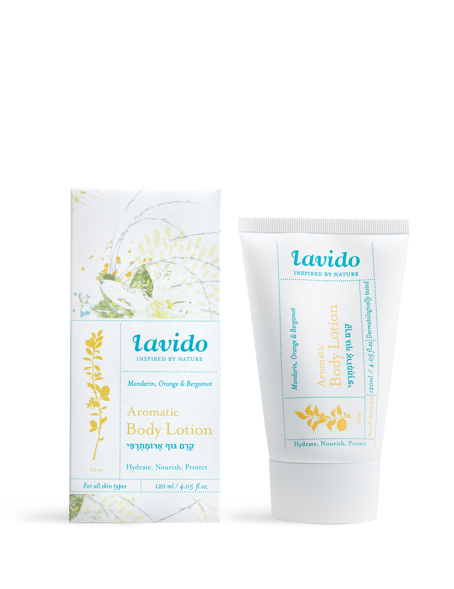 Lavido - Wholesale Body Cream/Lotion - Aromatic Body Lotion (Mandarin, Orange & Bergamot) - 120 ml1