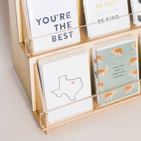 Joy Paper Co. – Engroshandel Kærlighedskort – Texas Heart Card2