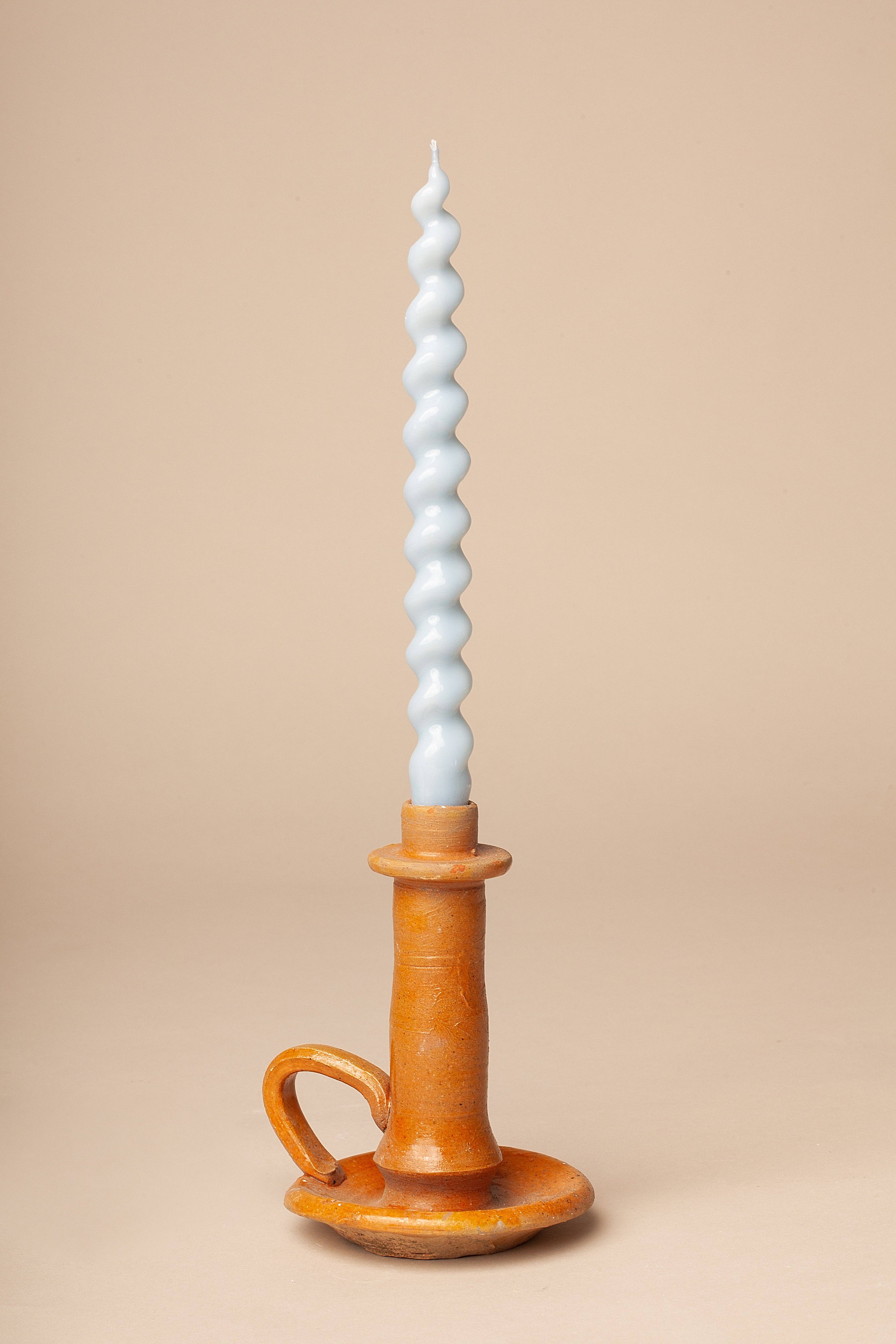 Eturel Madrid - Wholesale Candelabra - Clay handle candlestick with plate6