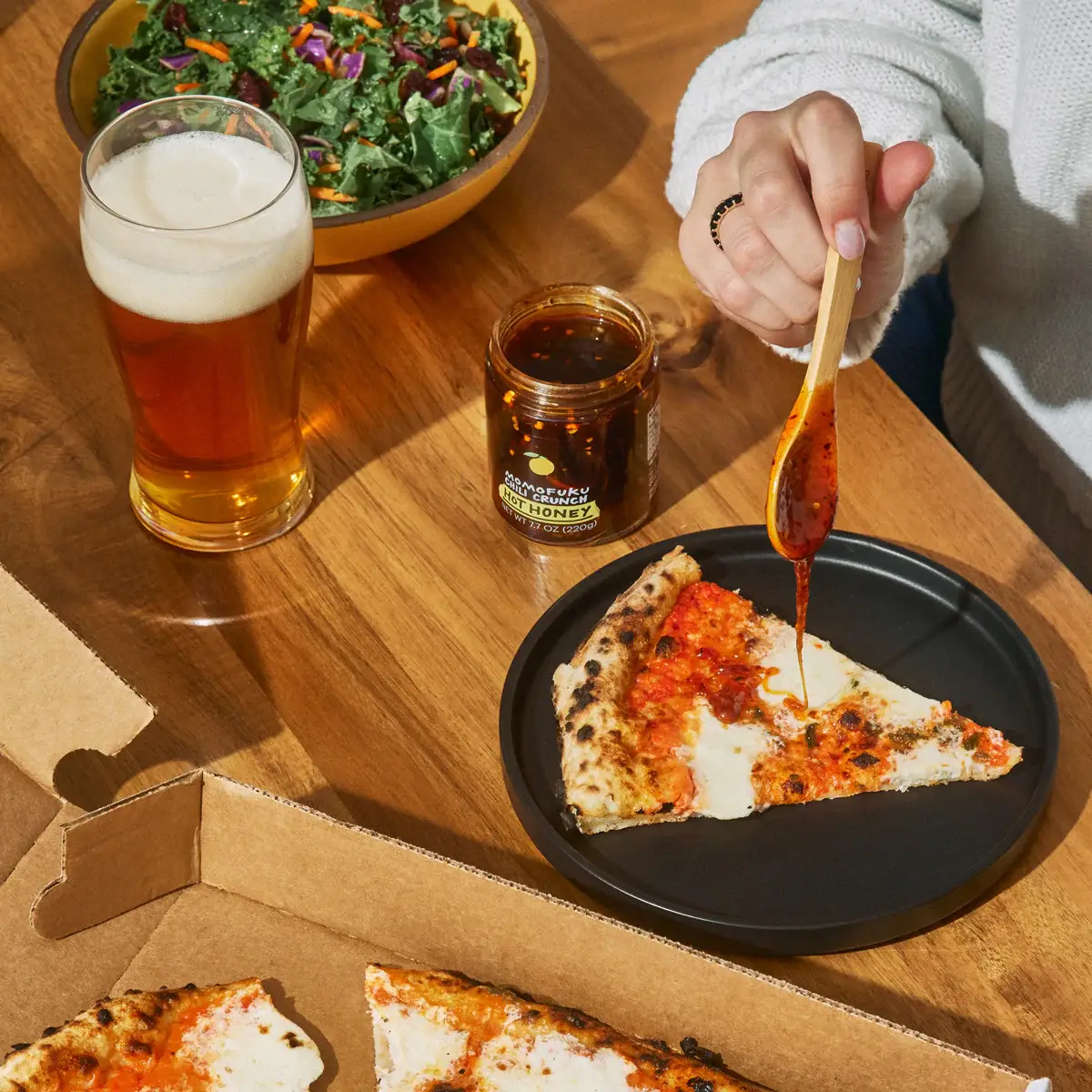 Momofuku - Wholesale Honey - Chili Crunch Hot Honey | Spicy Honey | Condiment |  Gift9