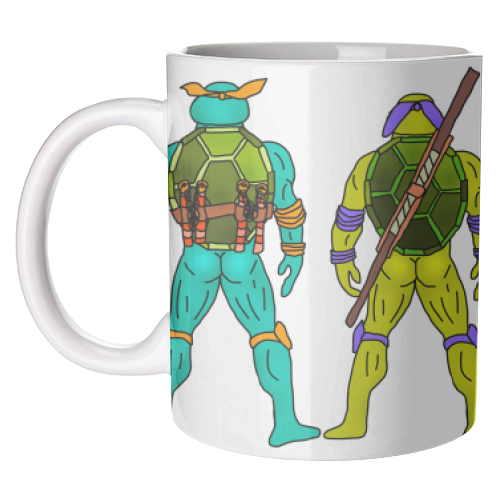 ART WOW - Vente Tasse à café - Mugs 'Teenage Mutant Ninja Turtle Butts'0