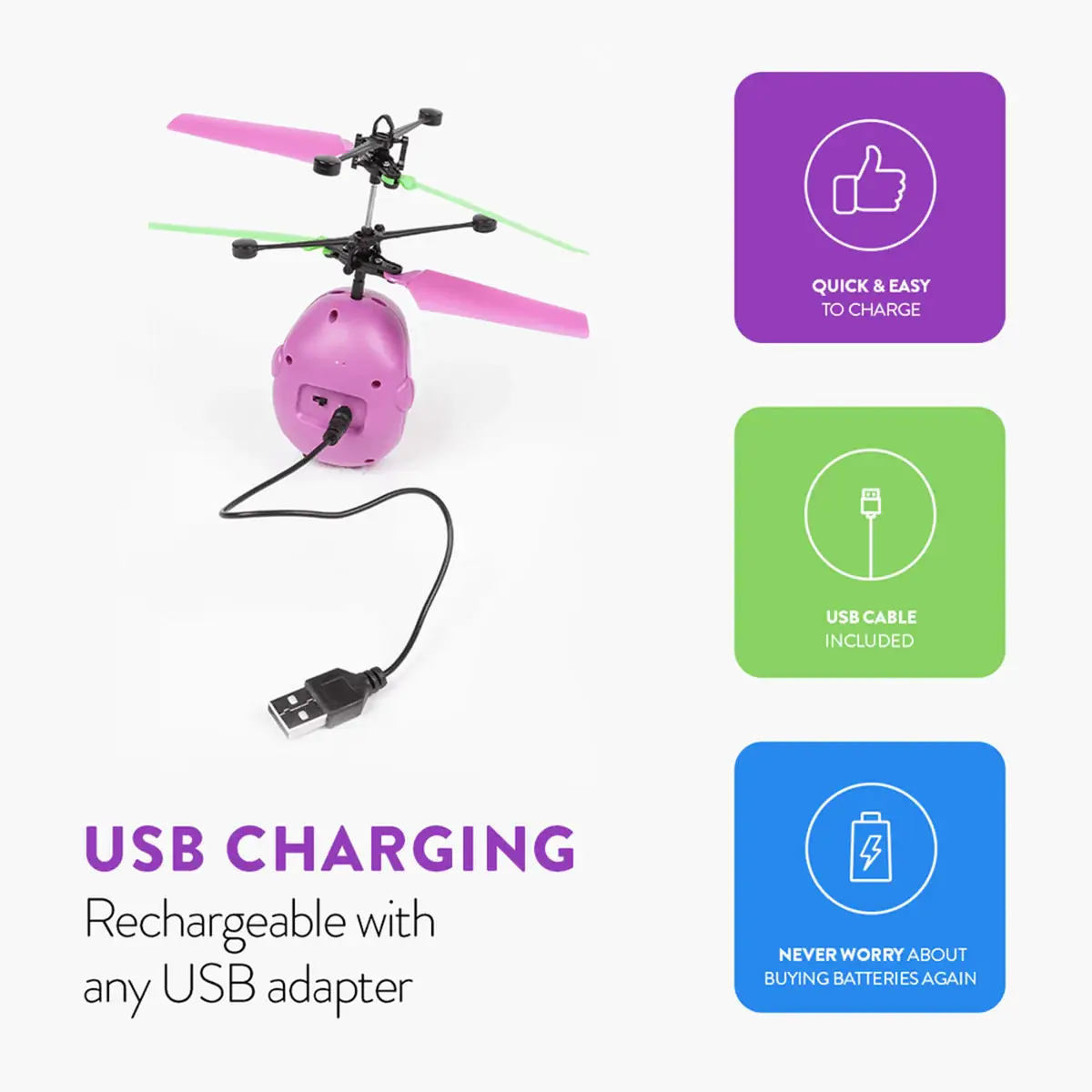 World Tech Toys - Venta al por mayor Avión de juguete - Niños - Pixar Toy Story Emoji Buzz Lightyear IR OVNI Pelota Helicóptero3