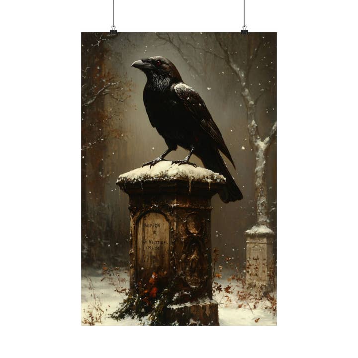 Ye Curiosity Shoppe - Wholesale Art Print - Crow's Vigil Art Print