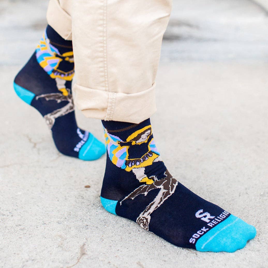 Sock Religious - Wholesale Socks - Unisex - St. Michael Adult XL Socks4