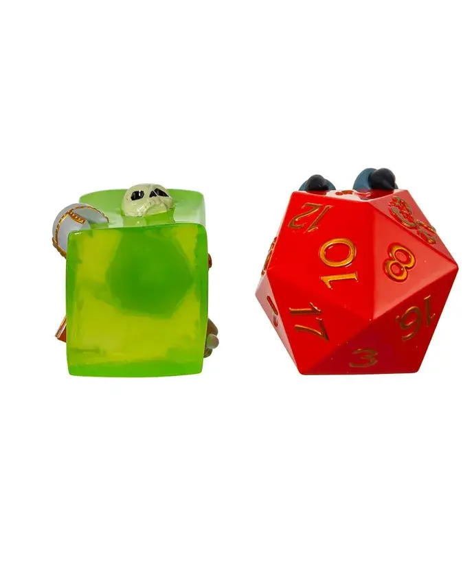 Kurt S. Adler, Inc. - Wholesale Ornament Set - DUNGEONS+DRAGNS DICE/GELATINOUS SET3