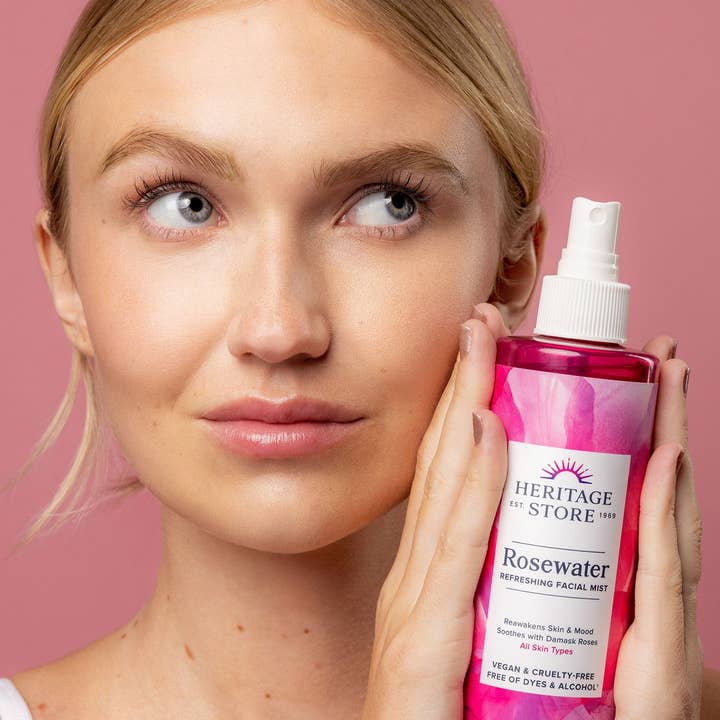 Heritage Store - Wholesale Face & Body Mist/Water - Rosewater 2oz/4oz/8oz2
