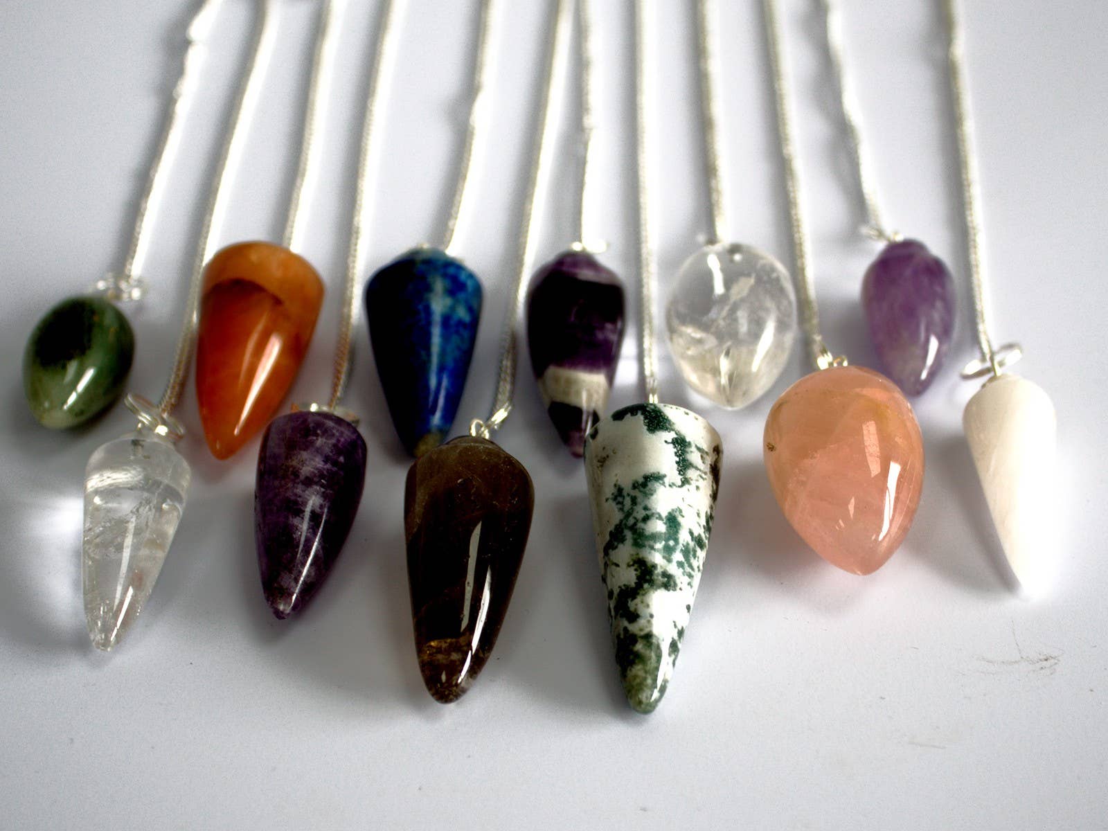 Ancient Wisdom – wholesale Spiritual stone/crystal – Magic Pendulum - Mixed Selection2