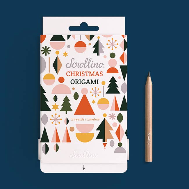 Scrollino - Wholesale DIY Craft Kit - Kids - Christmas Decor & Gift - Scrollino Christmas Origami0