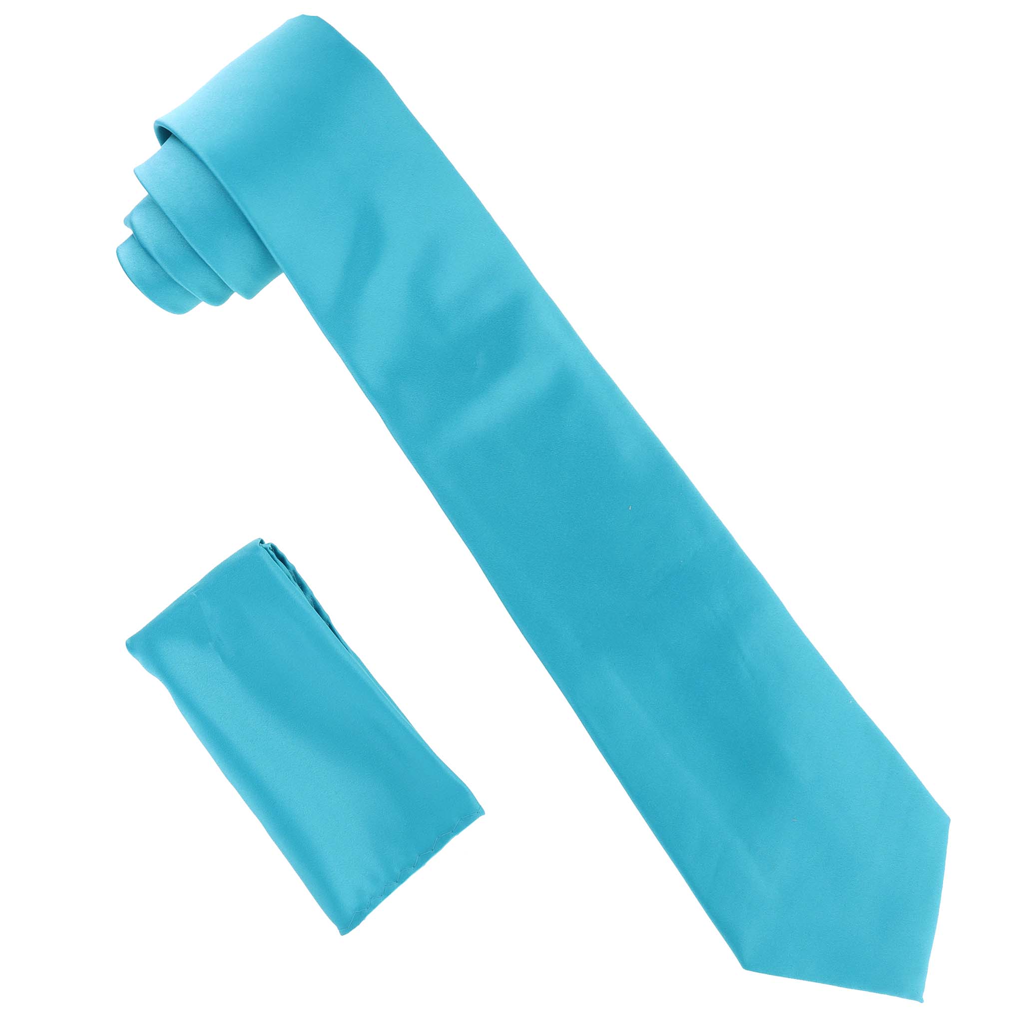 Dubal Brothers – wholesale Slipsar – Herr – Vittorio Farina Solid Satin slips & Pocket Square av Classy Manschettknappar44