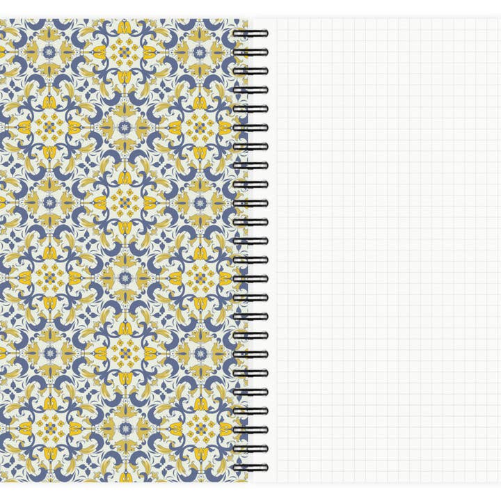 etmamu - Wholesale Notebook - Azulejos Pattern No.3 A5 Notepad1