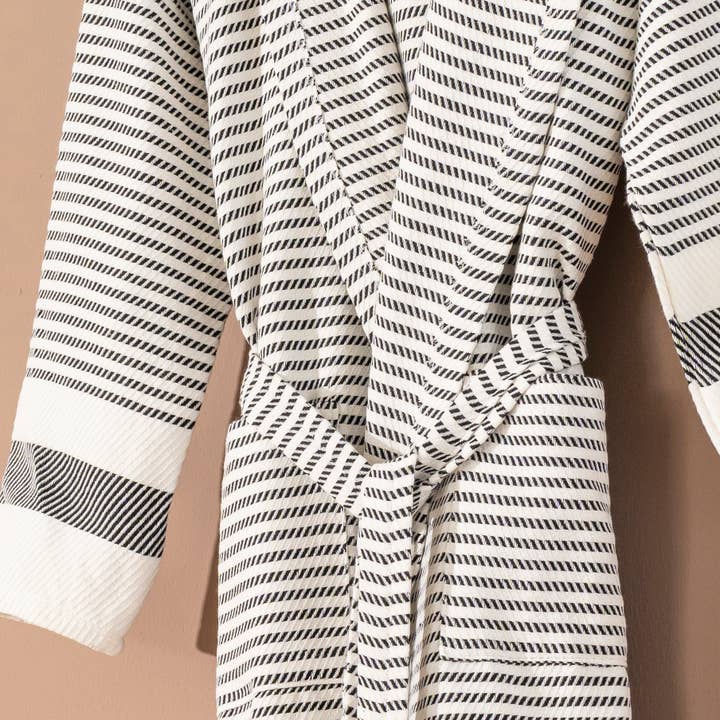 Kikoya - Wholesale Robe - Unisex - Bathrobe Turkish Cotton Lightweight Summer Hood Kimono Robe3