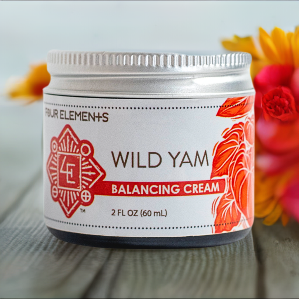 Four Elements Organic Herbals - Wholesale Body Cream/Lotion - Wild Yam Balancing Cream - 2 oz2