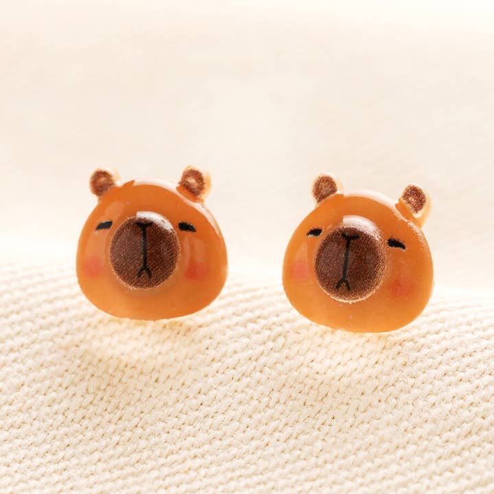 Capybara Studs for wholesale by Lisa Angel