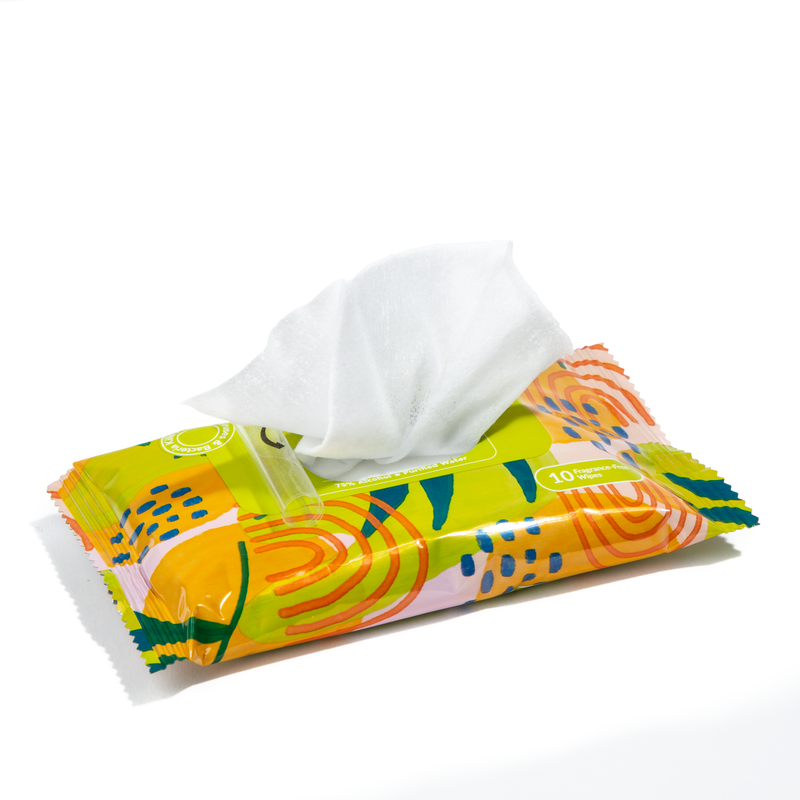 Almost Famous - Vendita all'ingrosso Salviette per viso e corpo - Salviette igienizzanti Hygenius confezione da 500