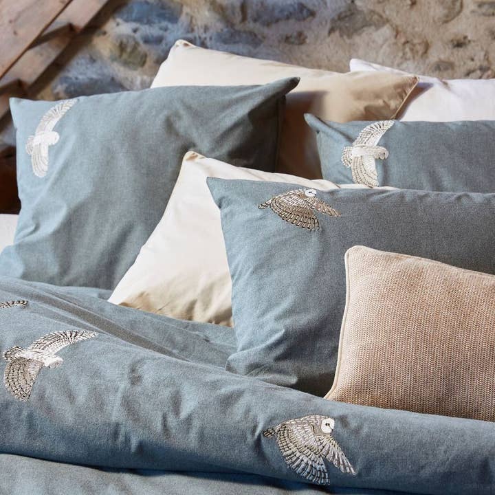 Sylvie Thiriez - Wholesale Bedding pillowcase/sham - Embroidered flannel pillowcase2