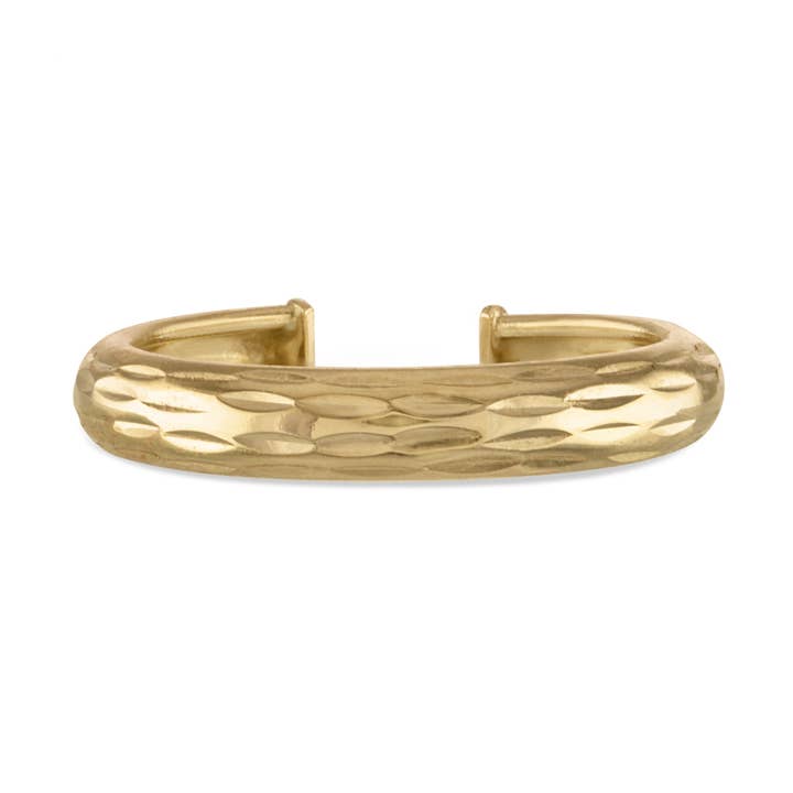 Manchette d'oreille minimaliste en or massif 14 carats en fausse hélice pour la vente par Zahav Jewelry