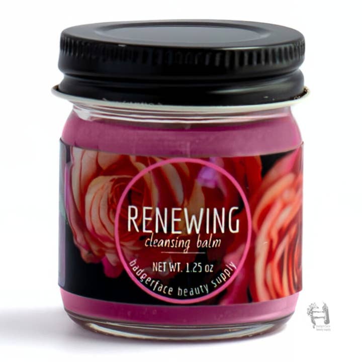 Badgerface Beauty Supply - Wholesale Facial Cleanser - Rose Face Cream. Natural Cleansing Balm.
