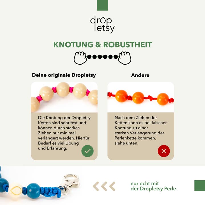 dropletsy – wholesale Nyckelring - Unisex – Blå Haj - 12 pärlor