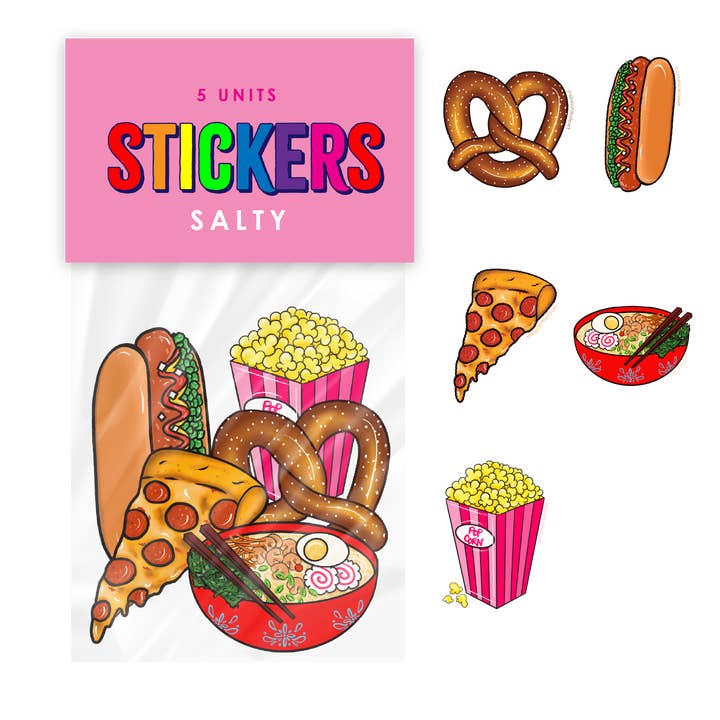 Alexis Nikole - Wholesale Sticker - Salty Sticker Pack1