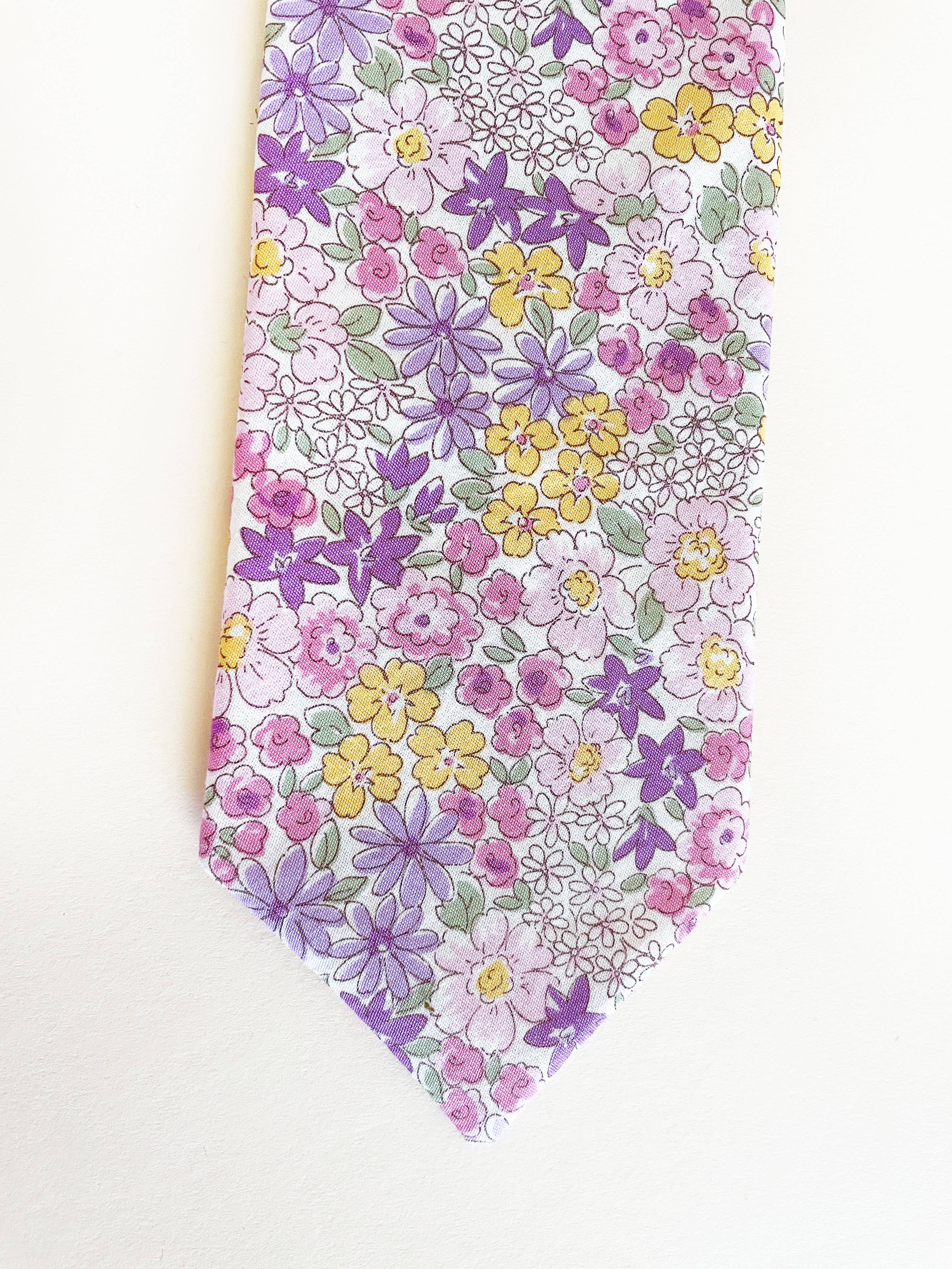 ELSE - Wholesale Necktie - Men's - Purple Floral Neckties For Men, Ties With Purple Flowers2