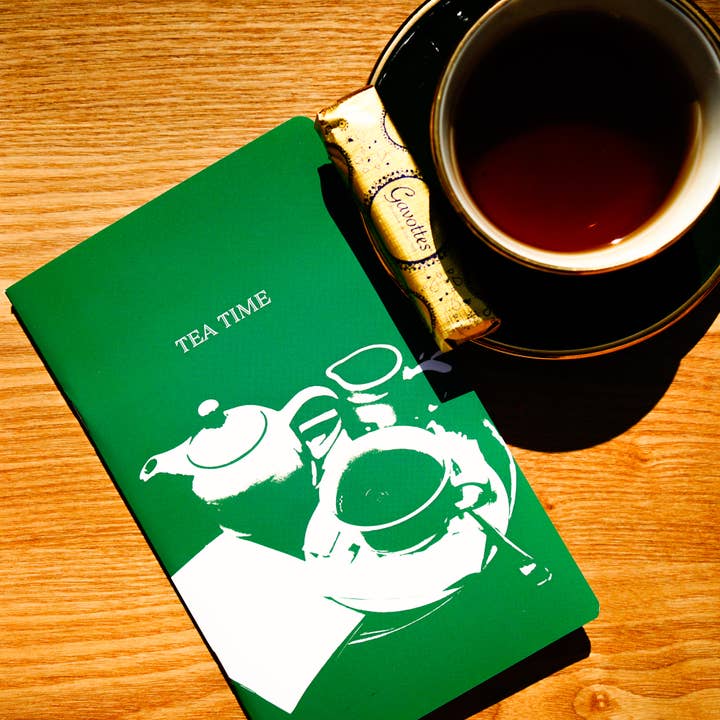 A5 Notebook - Tea time - 64 lined pages for wholesale by Atelier d’Albion