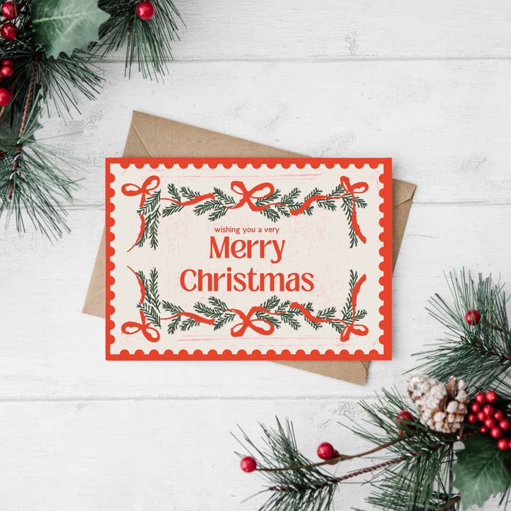 Vintage Christmas Card Set for wholesale by Oats & Honey